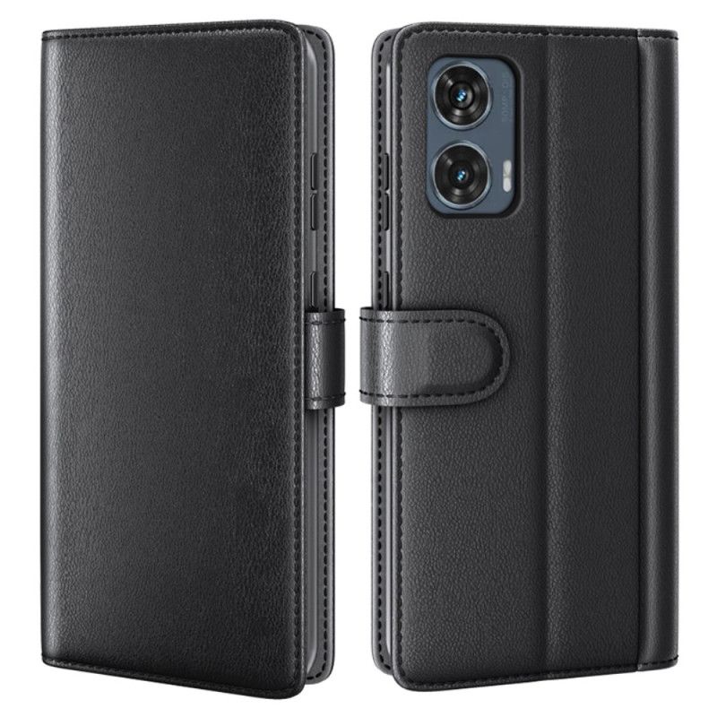 Kožený Kryt Motorola Edge 50 Fusion Kůže