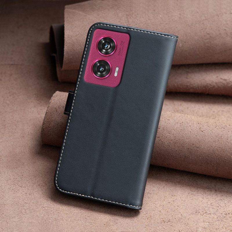 Kožený Kryt Na Motorola Edge 50 Fusion Barva Binfen