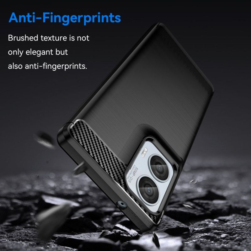 Kryt Motorola Edge 50 Fusion Kartáčované Uhlíkové Vlákno