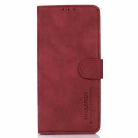 Peněženková Pouzdra Motorola Edge 50 Fusion Kryty Na Mobil Retro Textura Khazneh