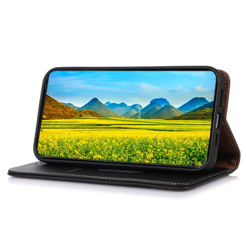Kožené Pouzdro Folio Na Xiaomi 15t Pro Kůže Khazneh