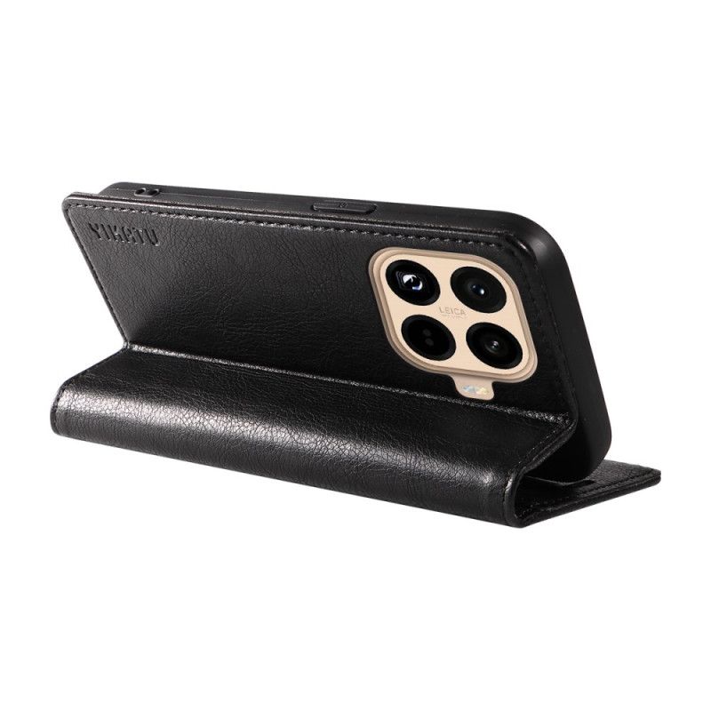 Kožené Pouzdro Folio Xiaomi 15t Pro Retro Styl Yikatu