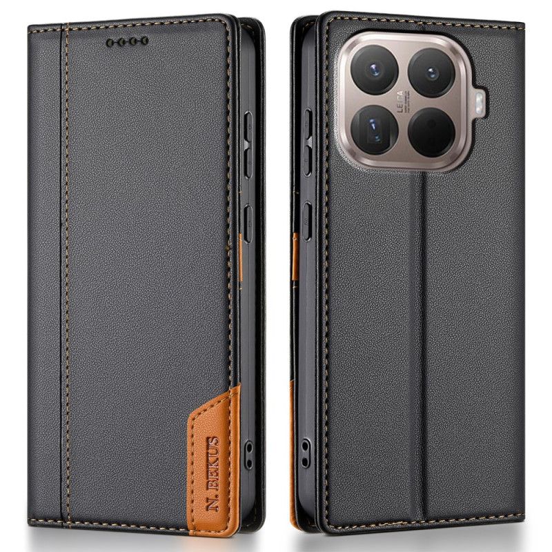 Kožené Pouzdro Folio Xiaomi 15t Pro Technologie Anti-rfid