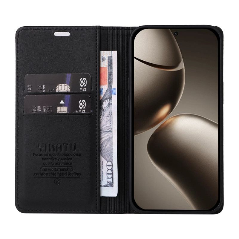 Kožené Pouzdro Folio Xiaomi 15t Pro Yikatu