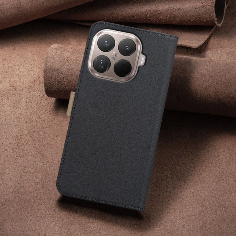 Kožený Kryt Xiaomi 15t Pro Květinová Barva Binfen