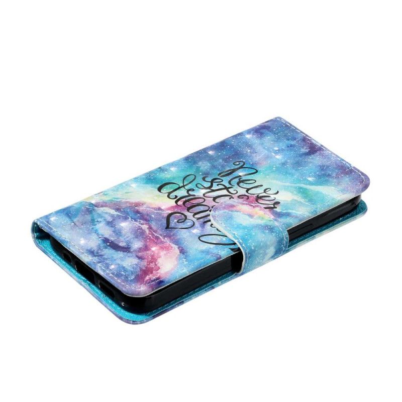 Kožený Kryt Xiaomi 15t Pro Nikdy Nepřestávej Snění S Popruhem