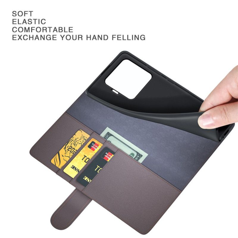 Kožený Kryt Xiaomi 15t Pro Pravá Kůže