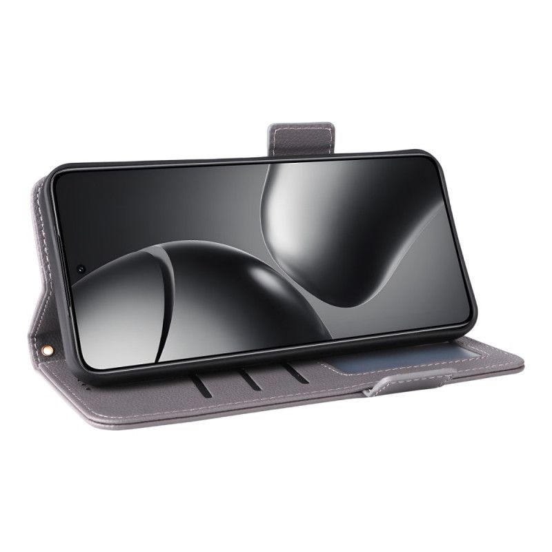 Kožený Kryt Xiaomi 15t Pro Umělá Kůže Se Šňůrkou Na Krk