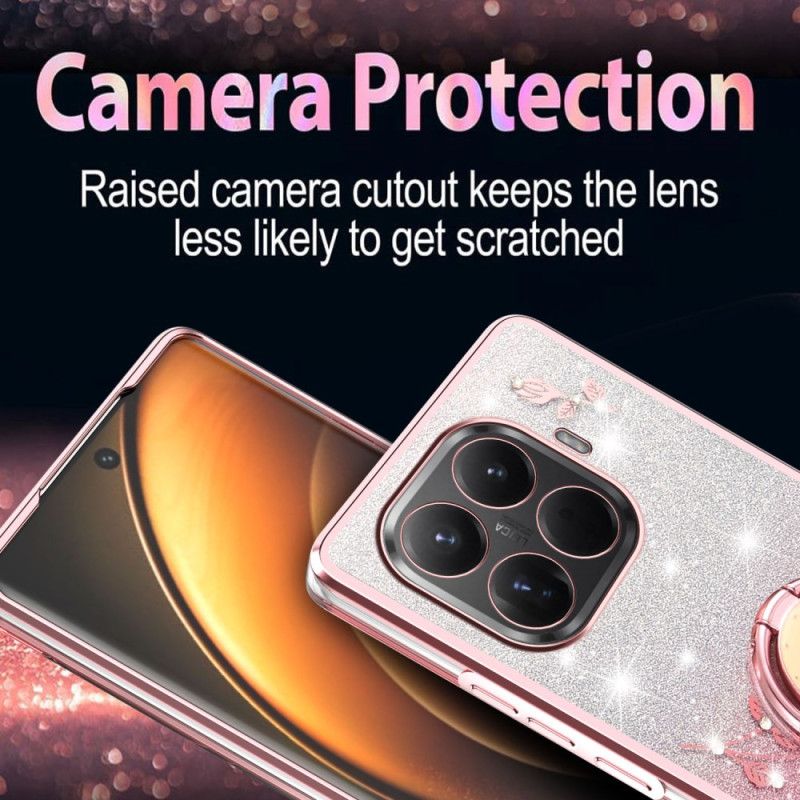 Kryt Xiaomi 15t Pro Držák Na Prsten S Kamínky Kadem