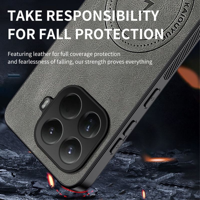 Kryt Xiaomi 15t Pro Kryty Na Mobil Kožený Efekt Magsafe