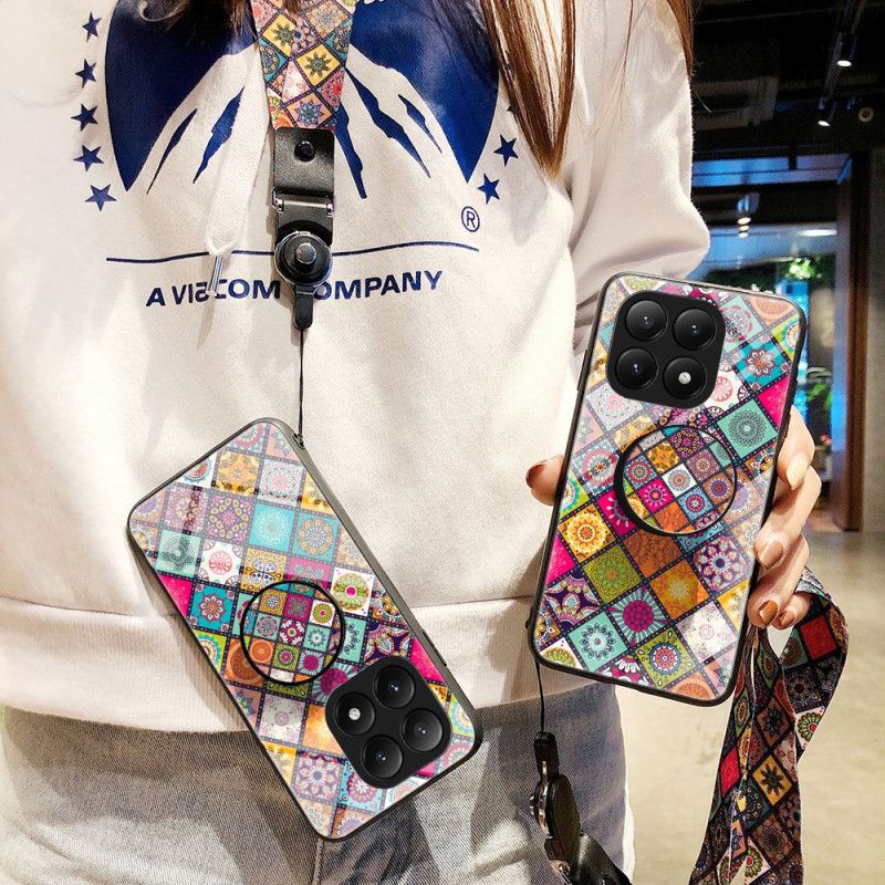 Kryt Xiaomi 15t Pro Patchworková Podpěra A Stuha