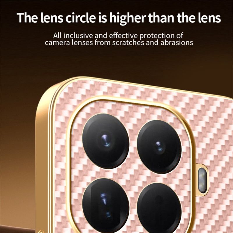 Kryt Xiaomi 15t Pro Uhlíková Vlákna Textura