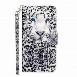 Peněženková Pouzdra Xiaomi 15t Pro Kryty Na Mobil Leopardí Pásek