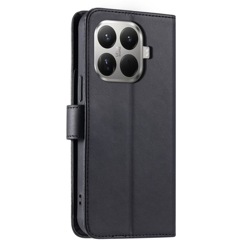 Peněženková Pouzdra Xiaomi 15t Pro Kryty Na Mobil Prošívané S Popruhy