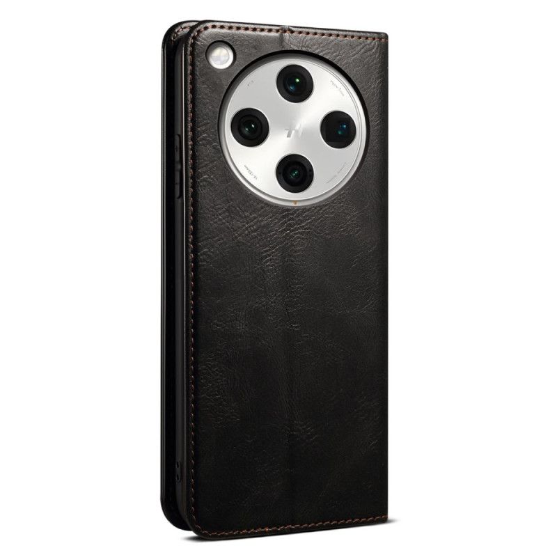 Kožené Pouzdro Oppo Find X8 Pro Kryty Na Mobil Voskovaná Umělá Kůže