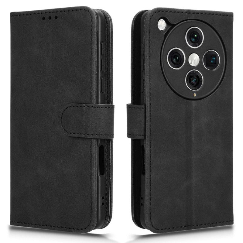 Kožený Kryt Na Oppo Find X8 Pro Semišový Efekt