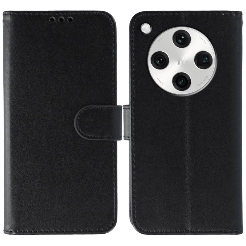 Kožený Kryt Na Oppo Find X8 Pro Řemínek Z Umělé Kůže