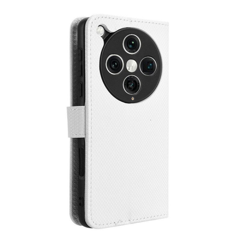 Kožený Kryt Oppo Find X8 Pro Diamantová Textura