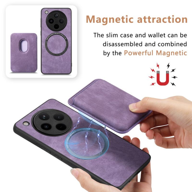 Kryt Oppo Find X8 Pro Retro S Odnímatelným Držákem Karet