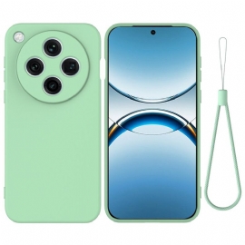 Kryt Oppo Find X8 Pro Tekutý Silikon S Řemínkem