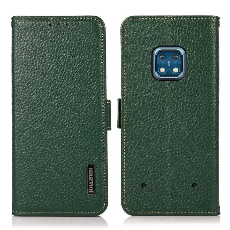 Flipové Pouzdro Na Nokia XR20 Khazneh Zrnitá Lesklá Kůže