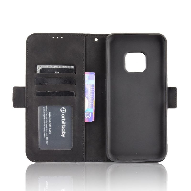 Kožené Pouzdro Na Nokia XR20 Premium S Držitelem Karty