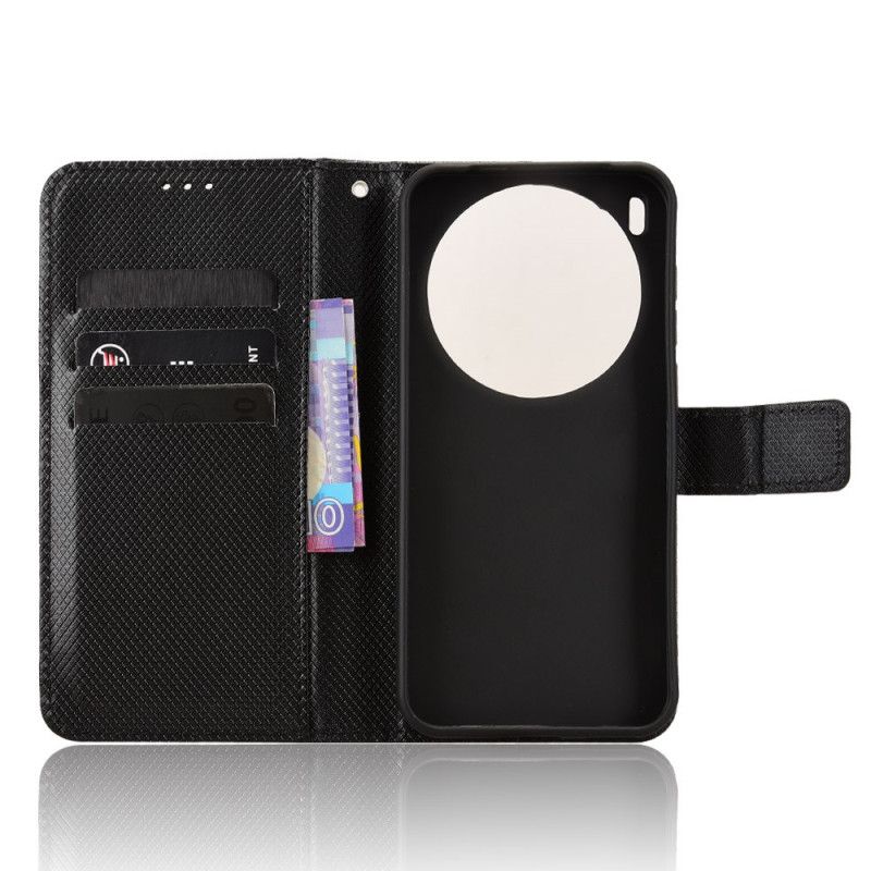 Kožený Kryt Na Vivo X300 Pro Diamantová Textura