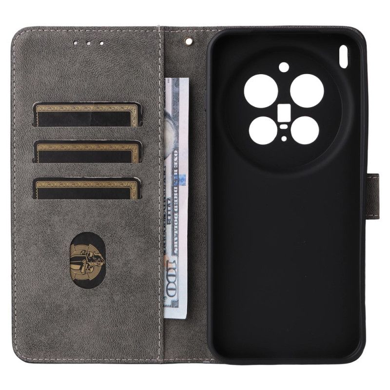 Kožený Kryt Na Vivo X300 Pro Rfid Ochrana Kožený Efekt