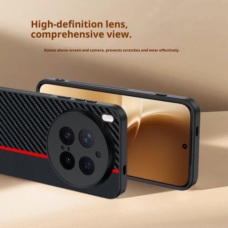 Kryt Vivo X300 Pro Kryty Na Mobil Uhlíková Vlákna