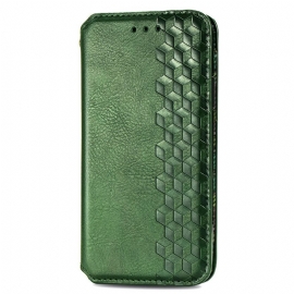 Kožené Pouzdro Vivo V40 5g Kryty Na Mobil Kosočtvercový Vzor Semišový Efekt