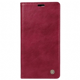 Kožené Pouzdro Vivo V40 5g Vintage Efekt Yikatu