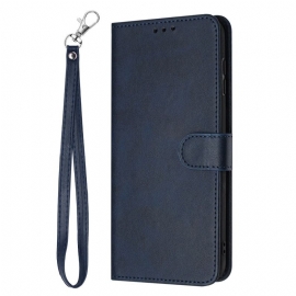 Kožený Kryt Vivo V40 5g Kožený Efekt S Řemínkem