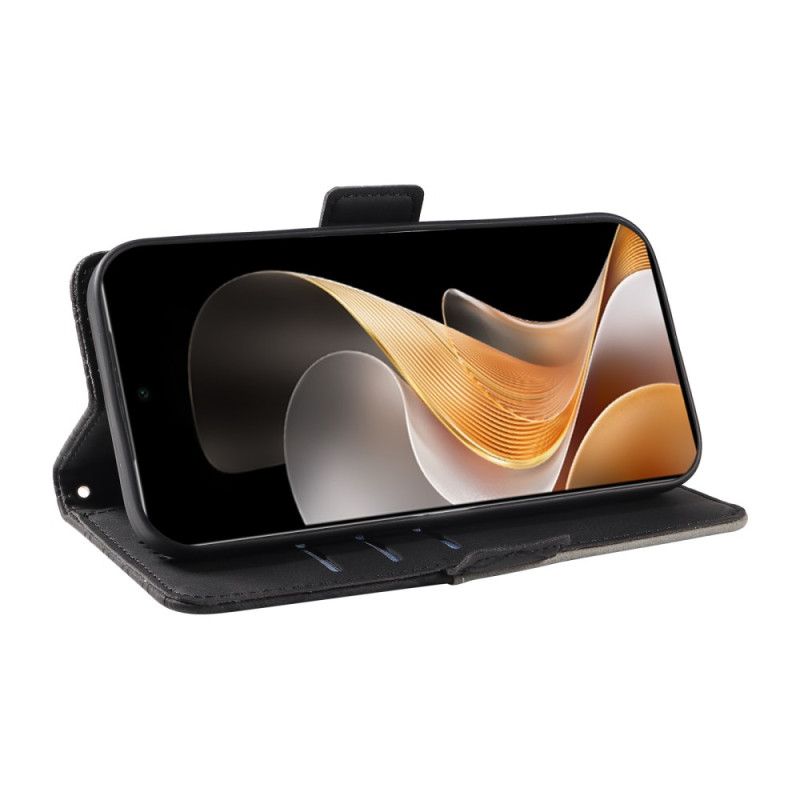 Kožený Kryt Vivo V40 5g Kosočtvercový Vzor