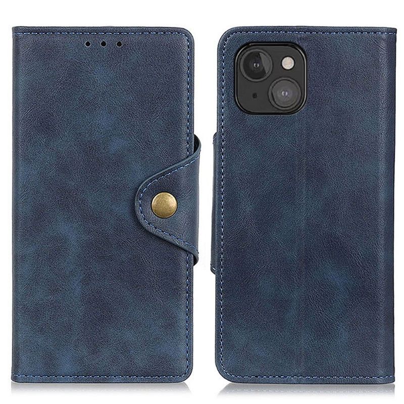 Flipové Pouzdro Na iPhone 13 Full Protect Matná Umělá Kůže