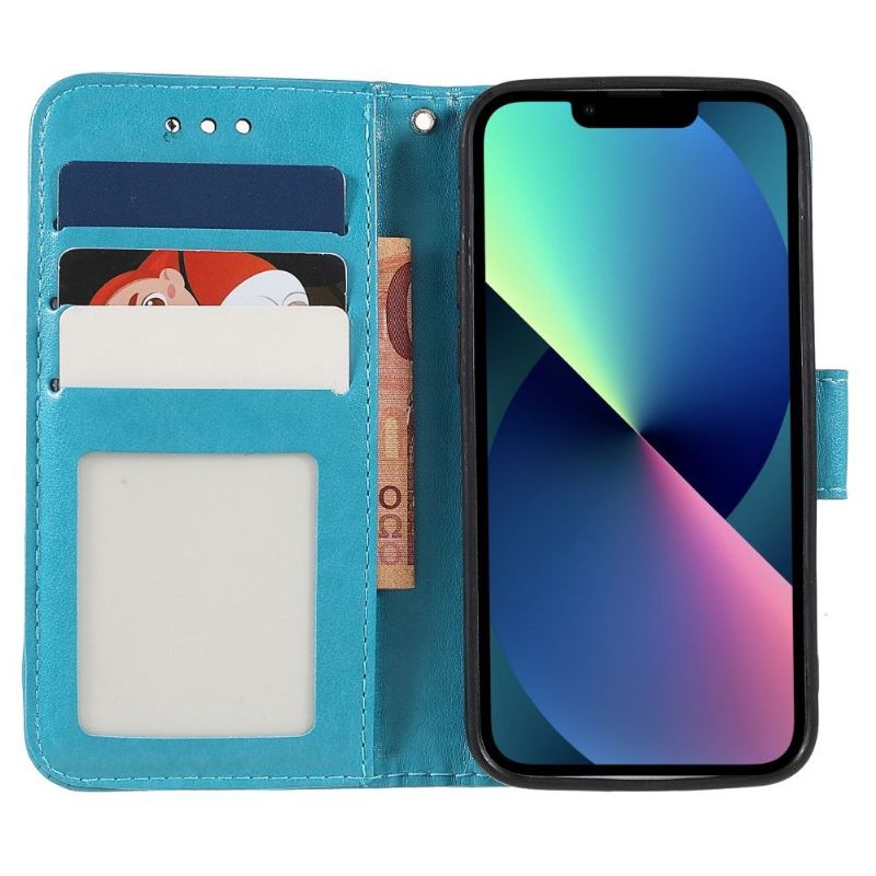 Flipové Pouzdro Na iPhone 13 Kožené Pouzdro Držák Klopové Karty