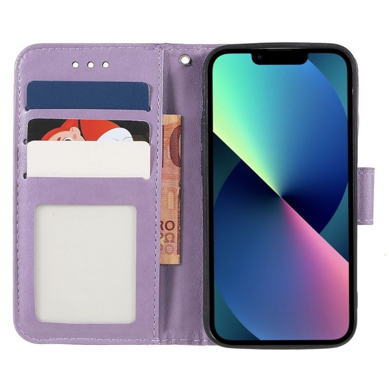 Flipové Pouzdro Na iPhone 13 Kožené Pouzdro Držák Klopové Karty