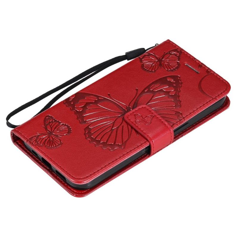 Flipové Pouzdro Na iPhone 13 Motýli Podpůrných Funkcí