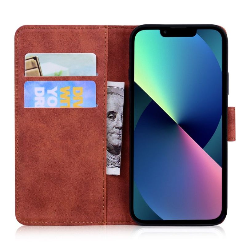 Flipové Pouzdro Na iPhone 13 Ochranný Ochrana Barevných Motýlů