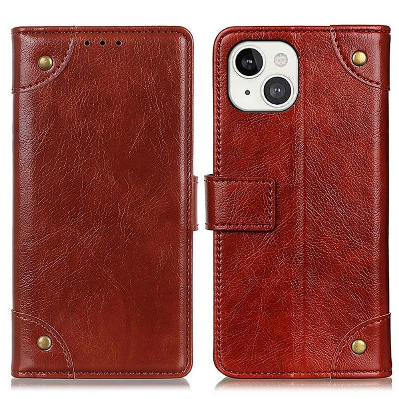 Flipové Pouzdro Na iPhone 13 Vintage Nappa