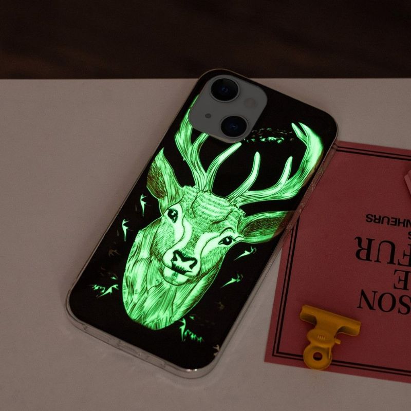 Kryt Na iPhone 13 Fluorescenční Elk