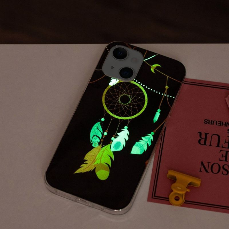 Kryt Na iPhone 13 Fluorescenční Světelný Lapač Snů
