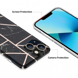 Kryt Na iPhone 13 Geometrie Mramoru