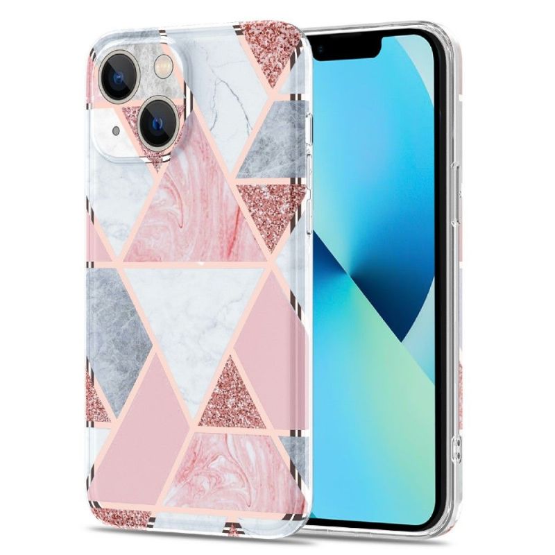 Kryt Na iPhone 13 Geometrie Mramoru