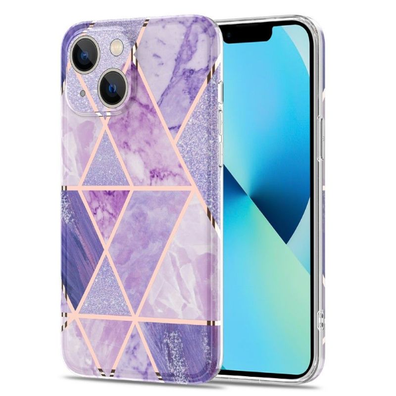 Kryt Na iPhone 13 Geometrie Mramoru