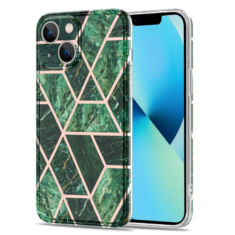 Kryt Na iPhone 13 Geometrie Mramoru