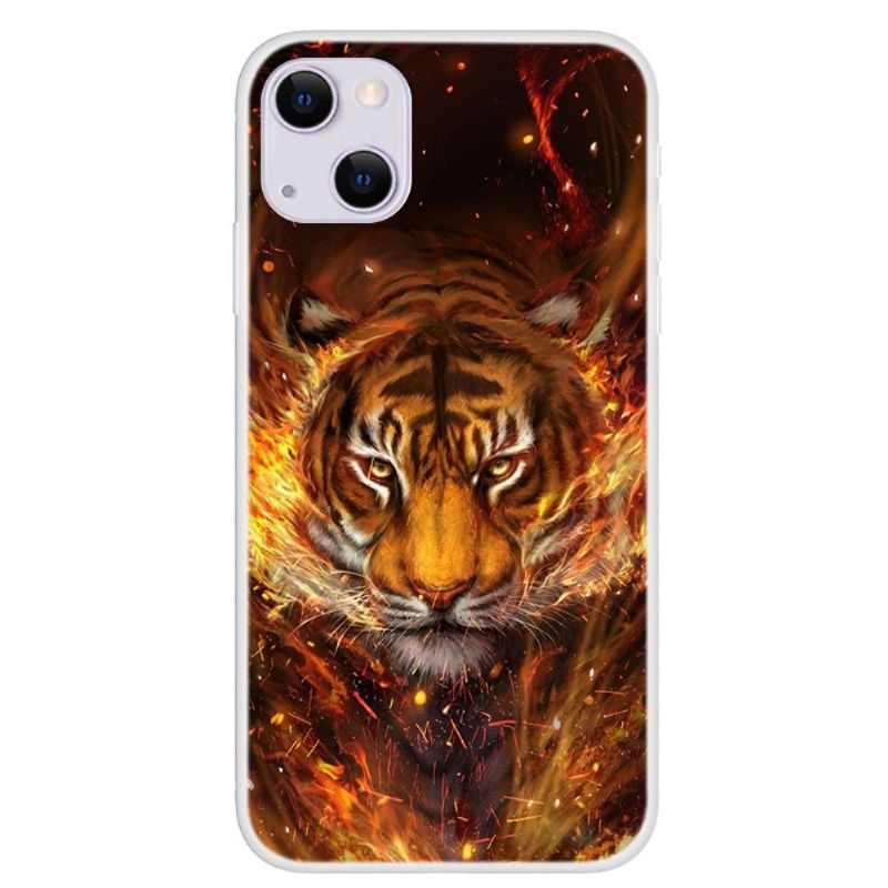 Kryt Na iPhone 13 Ohnivý Tygr