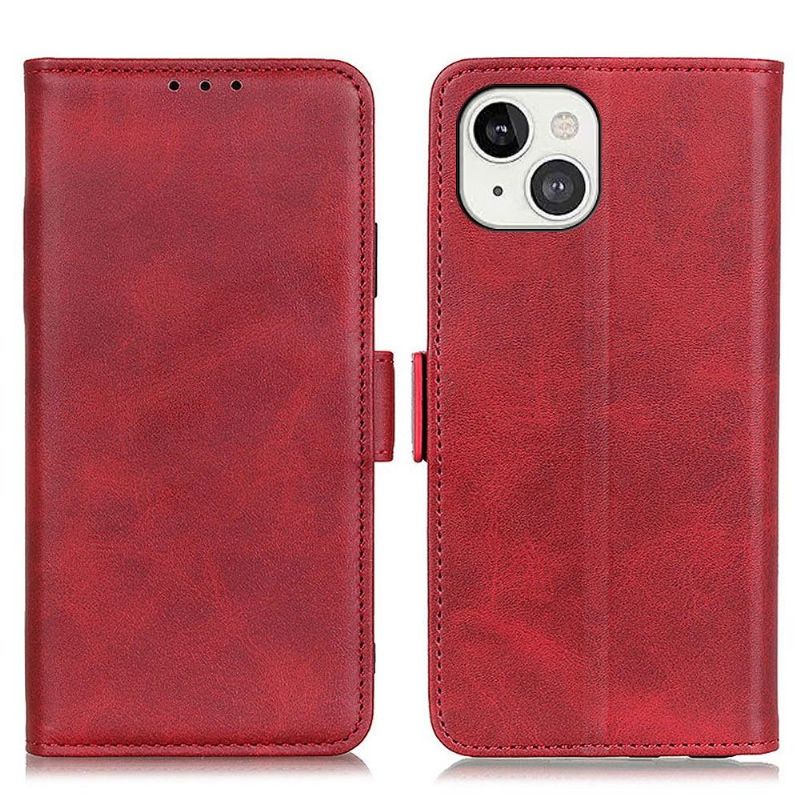 Pouzdra Na iPhone 13 Peněženkové Pouzdro Matná Umělá Kůže