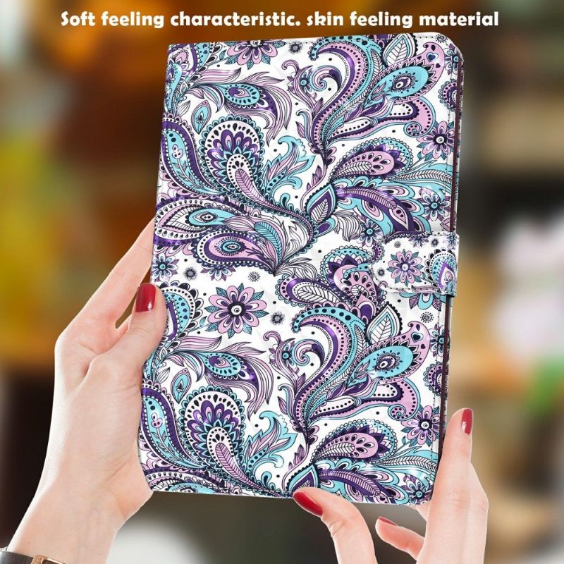 Květinový Obal Samsung Galaxy Tab A8 (2021) Paisley