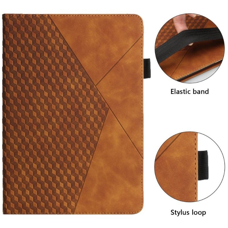 Pouzdro Na Kartu Samsung Galaxy Tab A8 (2021) Cube Geometry Flap