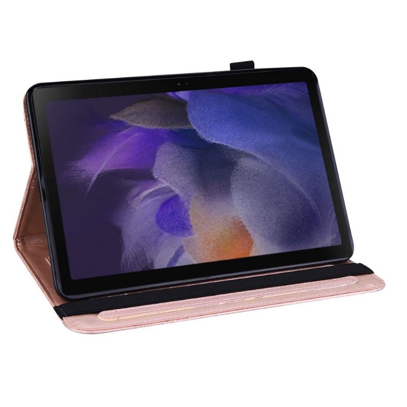 Samsung Galaxy Tab A8 (2021) Elegantní Krajkový Květinový Obal